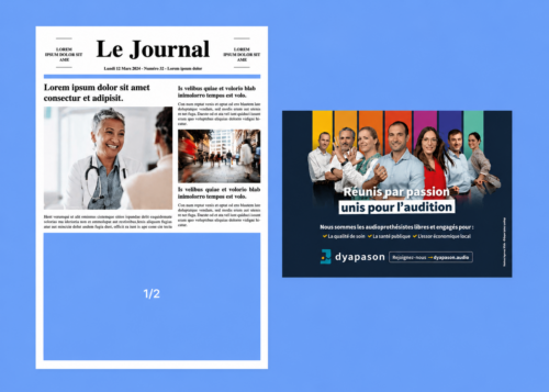 1/2 publicitaire