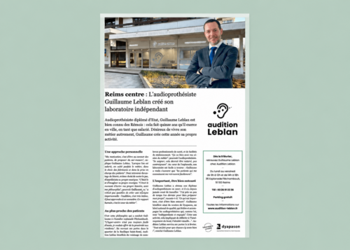 Publi-reportage pleine page